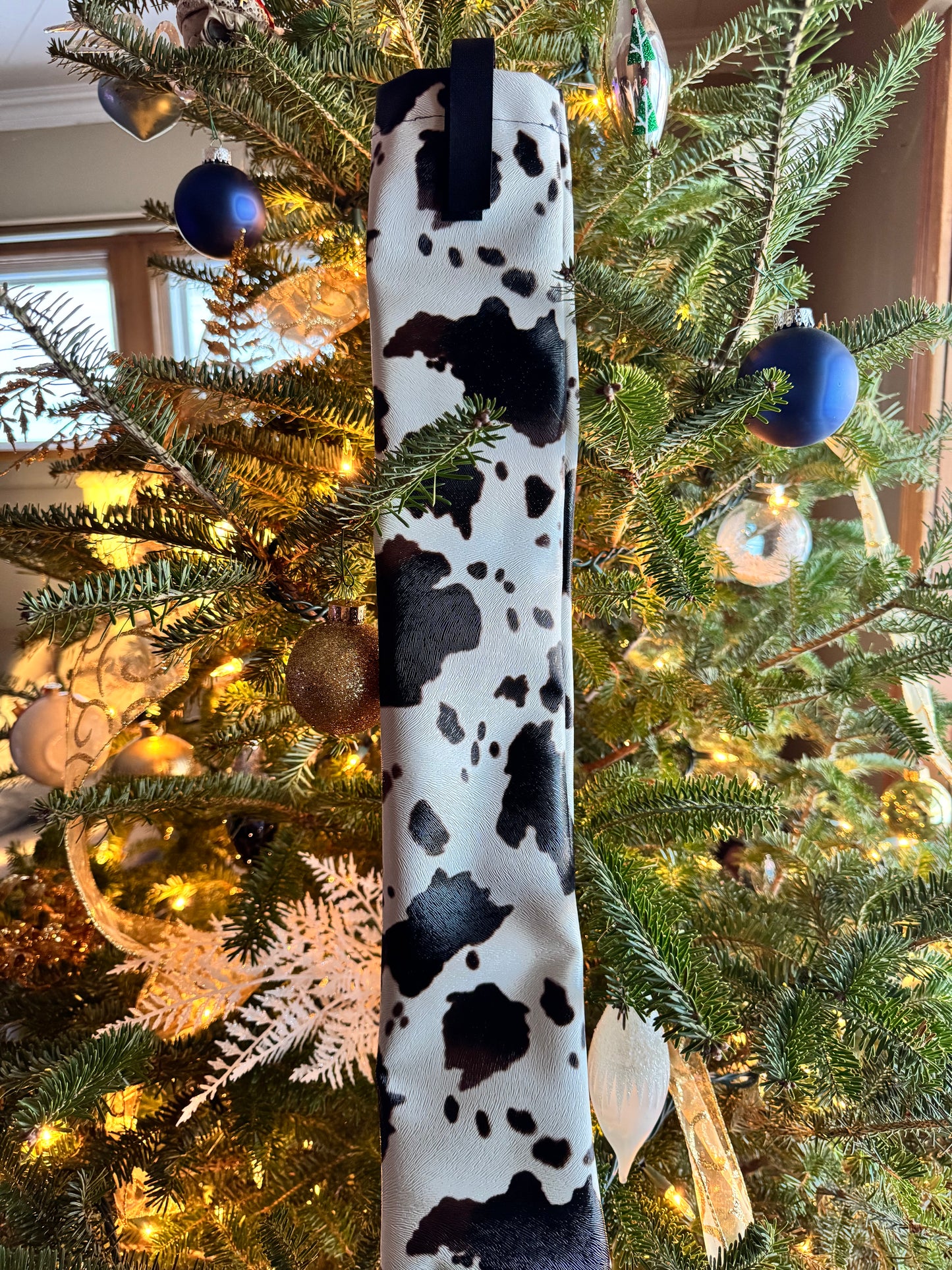 Cow Print Deluxe Tail Bag