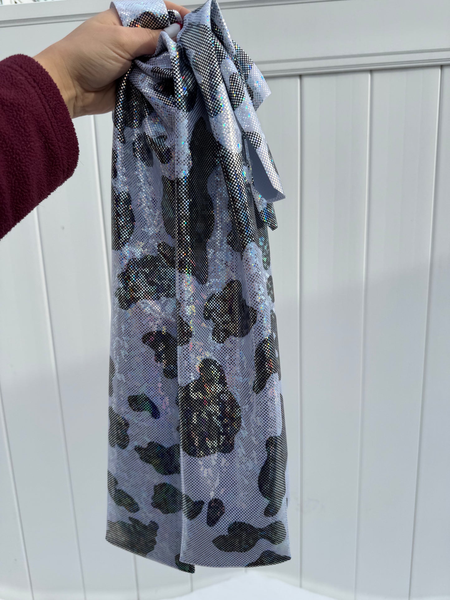 Shimmer Cow Print Tail Bag